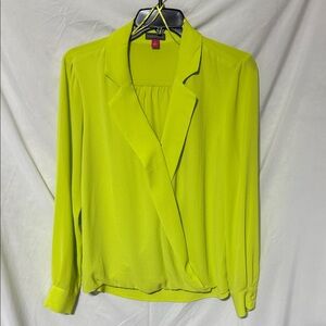 Vince Camuto Lime Green Blouse